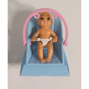 Fisher-Price Doll's House, Baby In Rocking Chair Bouncer Seat, Nursery Baby
